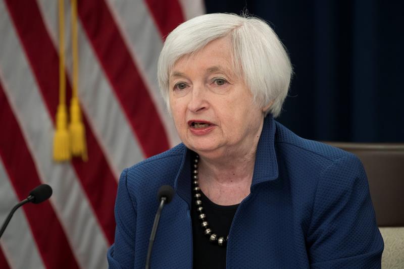  Janet Yellen lascerÃ  il consiglio di amministrazione della Federal Reserve nel febbraio 2018